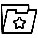 bookmark folder line Icon