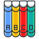 books Filled Outline Icon