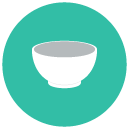 bowl Flat Round Icon