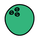 bowling ball Doodle Icon