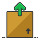box Filled Outline Icon
