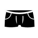 boxers glyph Icon