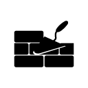 building wall glyph Icon