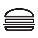 burger line Icon