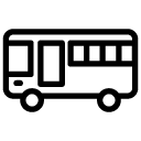 bus transportation line Icon