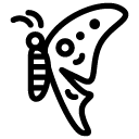 butterfly line Icon
