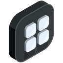 buttons Isometric Icon