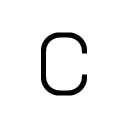 c line Icon
