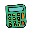calculator Doodle Icons