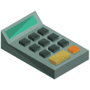 calculator Isometric Icon