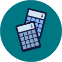 calculator flat Icon