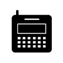 calculator glyph Icon