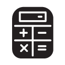calculator_1 glyph Icon