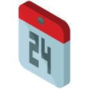 calendar Isometric Icon