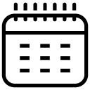 calendar line Icon