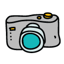 camera Doodle Icon