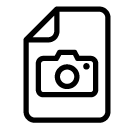 camera file line Icon