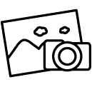 camera image line Icon