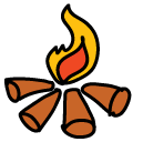 campfire Doodle Icons