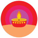 candle flat Icon