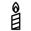 candle light line Icon