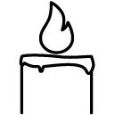 candles line Icon