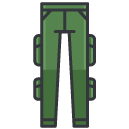 cargo pants Filled Outline Icon