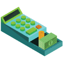 cash register Isometric Icon