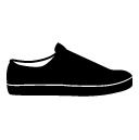 casual shoe glyph Icon