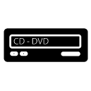 cd dvd player glyph Icon