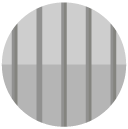 cell bars Flat Round Icon