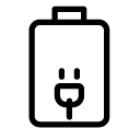 charge battery 2 line Icon