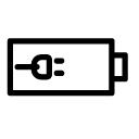 charge battery 3 line Icon