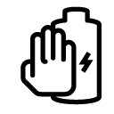 charge battery care line Icon