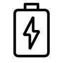 charging battery 2 line Icon
