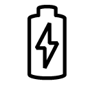 charging battery 4 line Icon