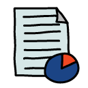 chart document Doodle Icon