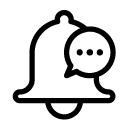 chat alert line Icon