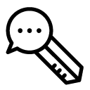 chat key line Icon