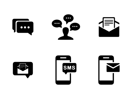chat-messages-glyph-icons
