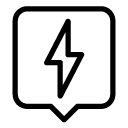 chat speed nine line Icon