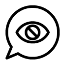 chat view block line Icon
