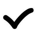 checkmark yes glyph Icon