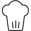 chef hat line Icon