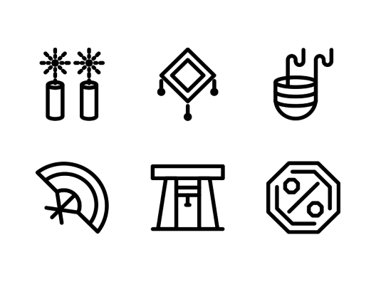chinese-new-year-line-icons