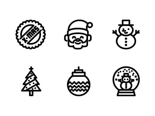 christmas-line-icons