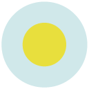 clear day Flat Round Icon