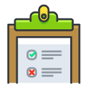 clipboard Filled Outline Icon