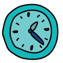 clock Doodle Icons