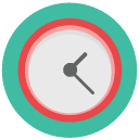 clock Flat Round Icon